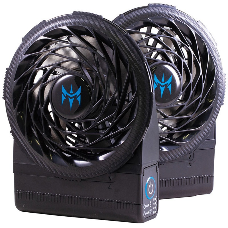 TA901CS バッテリー・ファン一体型コードレス空調ファン イチネンTASCO ブラック色