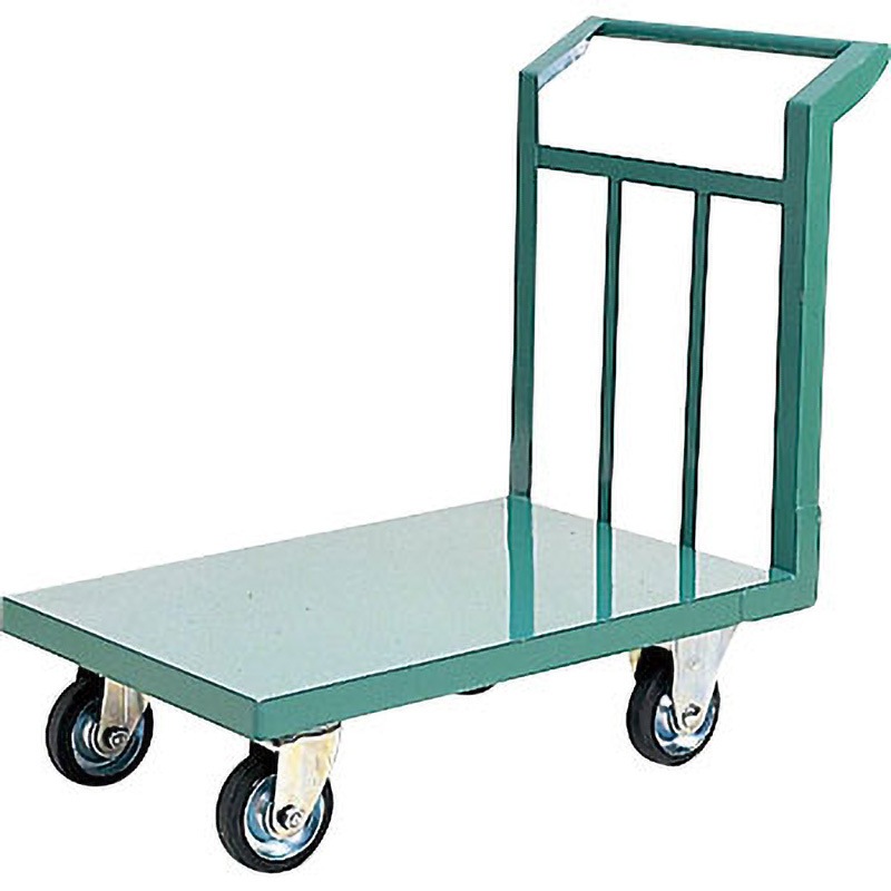 K101 片袖付運搬車 朝霧機器 荷重300kg 荷台寸法750×500mm  K101