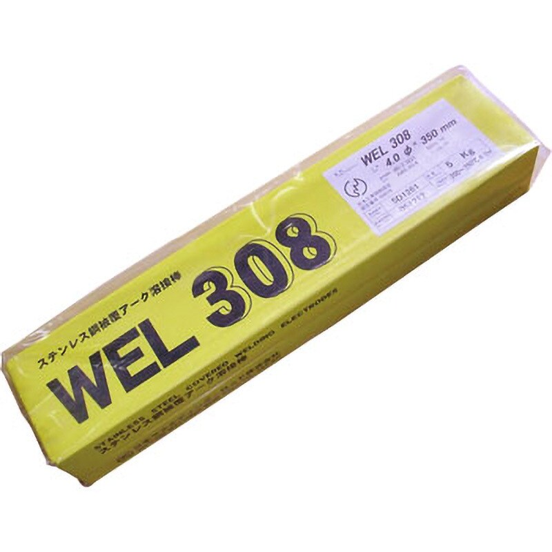 WEL 308 ステンレス用溶接棒 1箱(5kg×4箱) 日本ウェルディングロッド 
