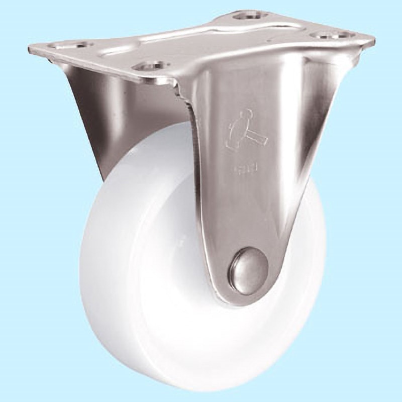 320SR-NRB150 ステンレス 320SR・固定車(ナイロン(B入)車) ハンマーキャスター 車輪径150mm車輪幅35mm 5,778円