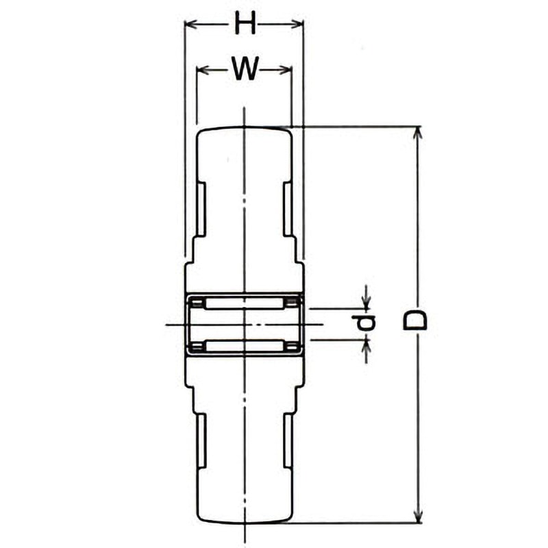437E-RDB100 車輪(ゴム一体車輪(B入)) 437E-RDB ハンマーキャスター
