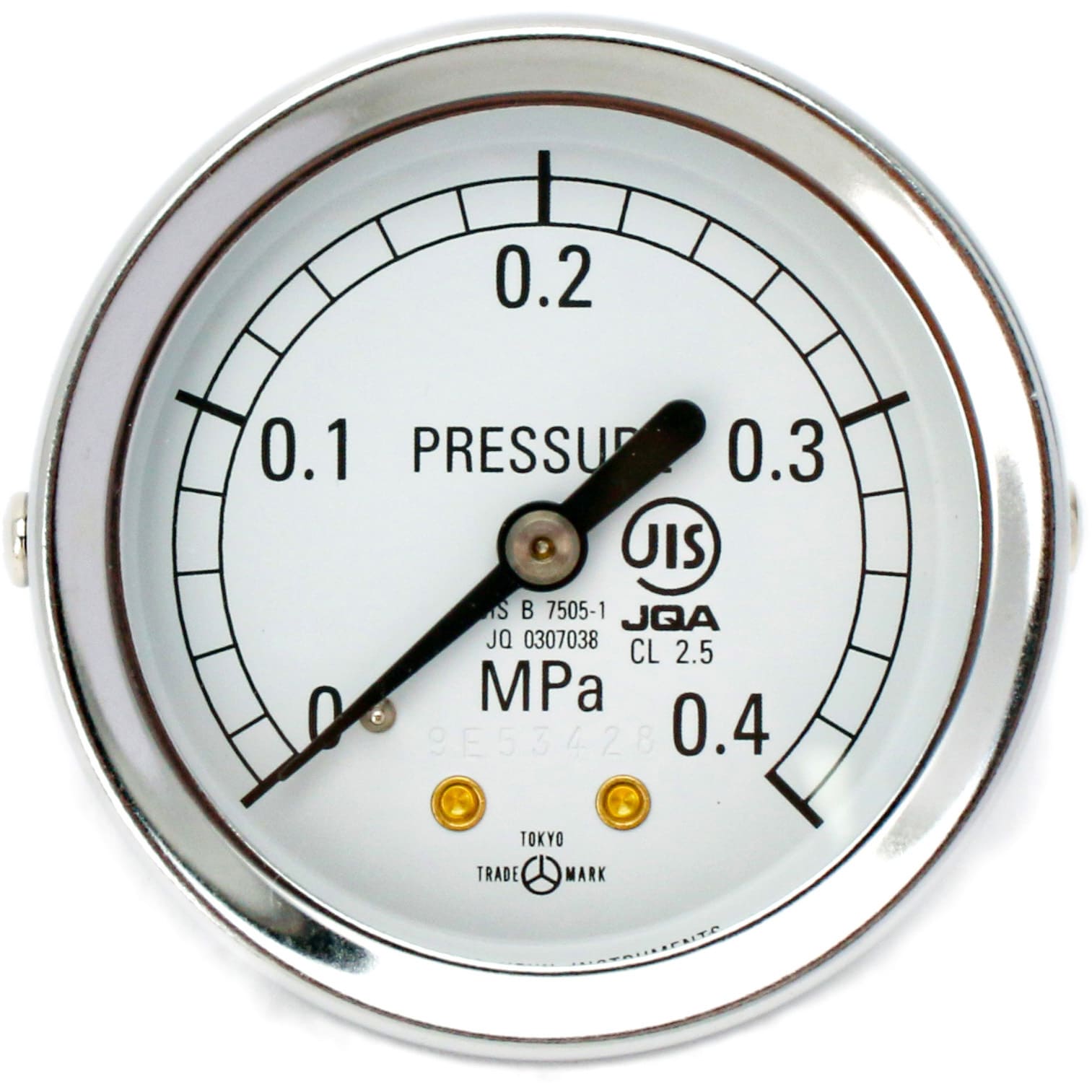 第一計器製作所 IPT一般圧力計 AS1 2-100:0.4MPA - 計測工具
