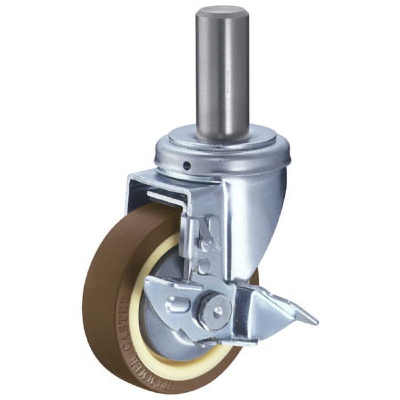 413SK-UB150 413SK・自在車(ウレタン(B入)車)ストッパー付 ハンマーキャスター 車輪径150mm車輪幅38mm 5,508円