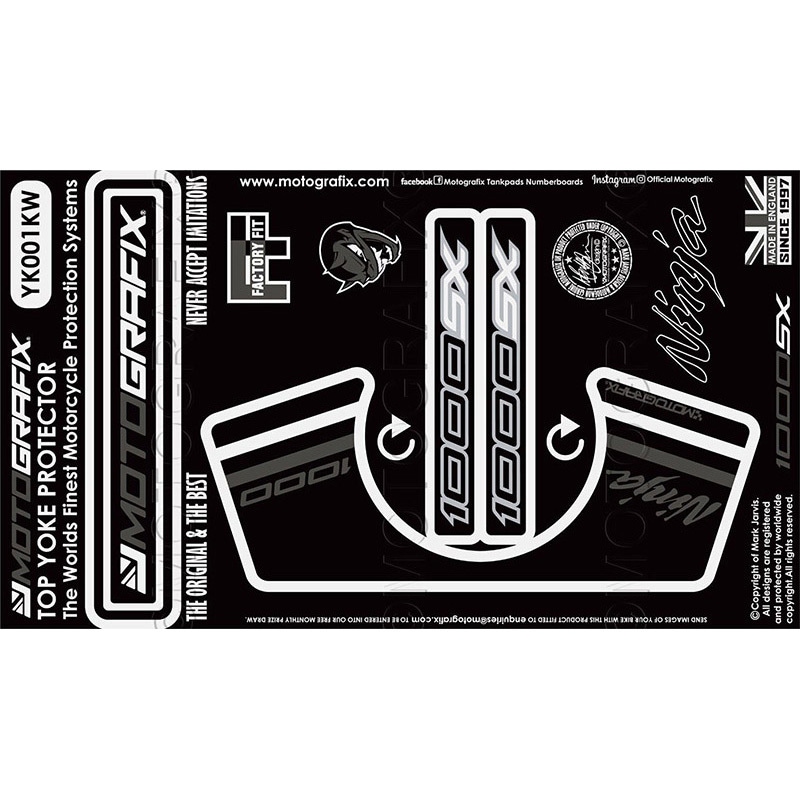 YK001KW Yoke Protector MOTO GRAFIX (モトグラフィックス) 適合