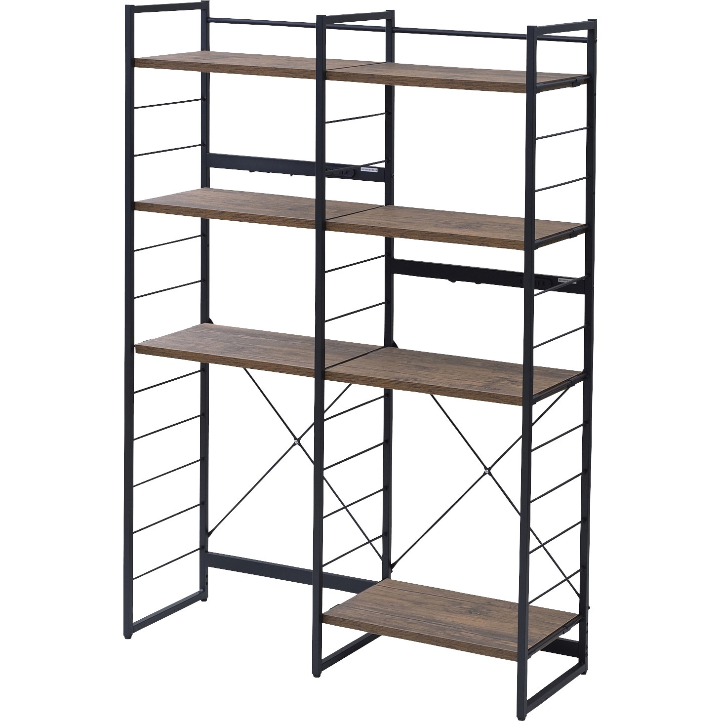 MES-17113R(ABR/SBK) キッチンラック コンセント付き YAMAZEN(山善