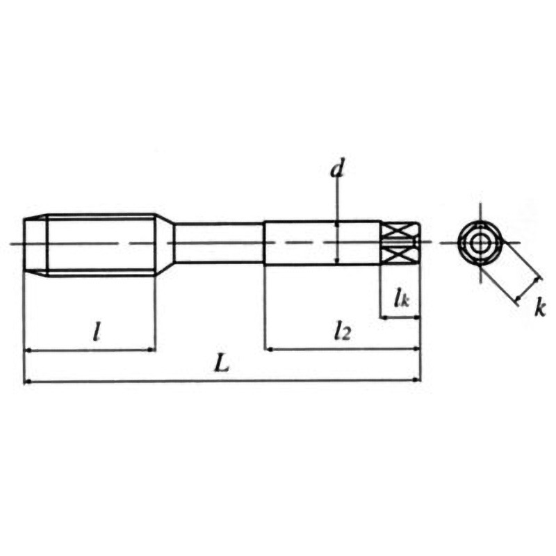 SU-PO P4 M12 X 1.25 ステンレス鋼用ポイントタップ SU-PO