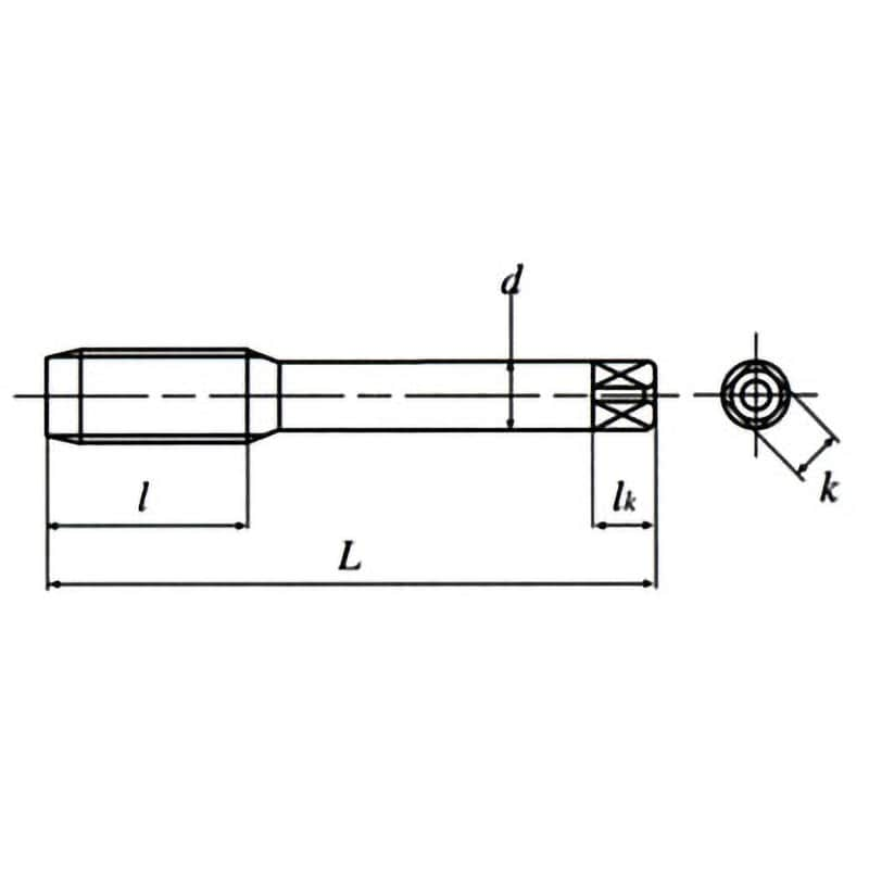 G 1 1/2 -11 管用平行ねじ用ハンドタップ G ヤマワ(YAMAWA) 呼びG1 1/2 - 【通販モノタロウ】