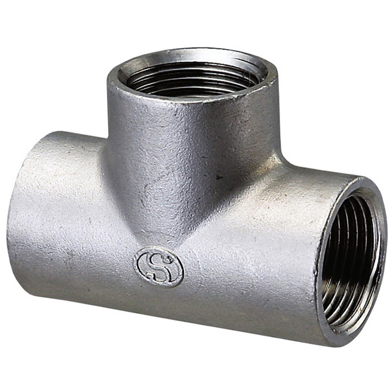 SMT2-65 SMT2型 ステンレスチーズ SUS316 オンダ製作所 テーパめねじ(Rcねじ) 呼び径65A