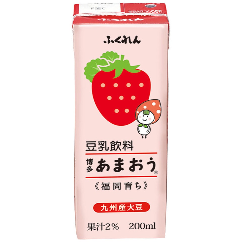 豆乳飲料博多あまおう ふくれん 容量200mL 紙パック 本数6 1セット