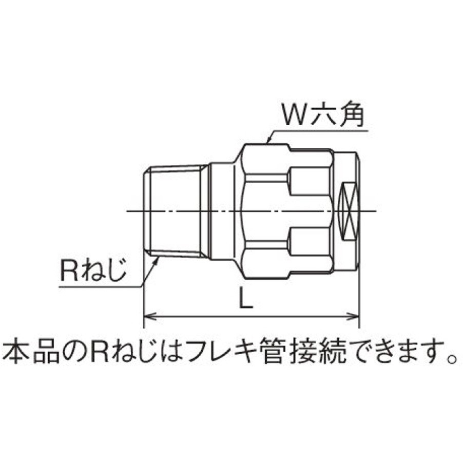 WJ1-1313C-S WJ1型 テーパおねじ 青銅 オンダ製作所 冷温水・不凍液