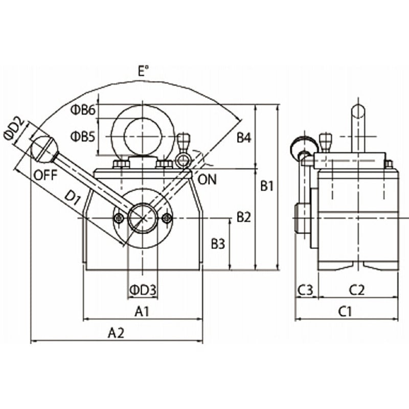 KRD30 リフティングマグネット キトースーパーマグ KRD 1個 KITO