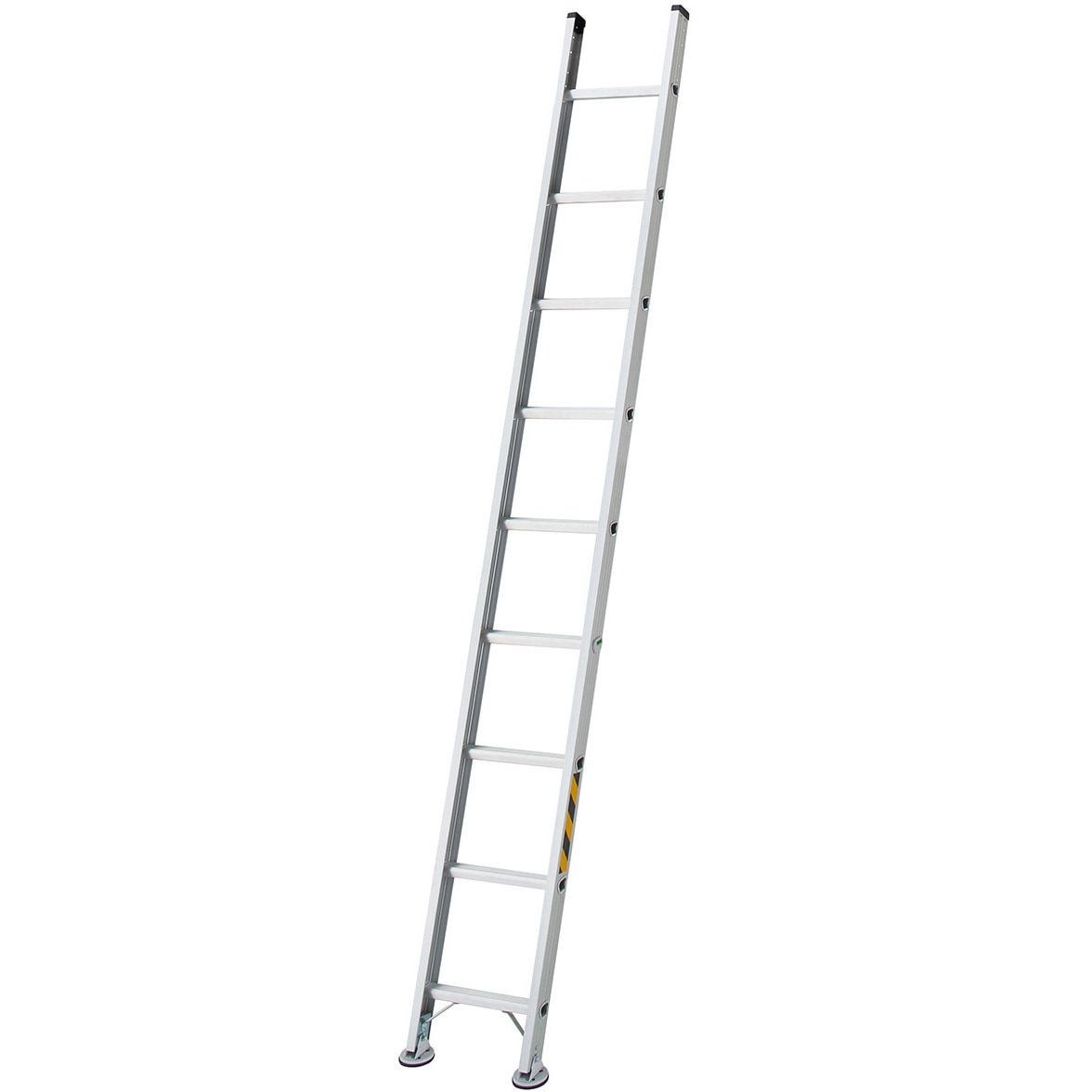 建物外付けアルミ製はしご　全長約335cm 幅約42.5cm LA1-32a 1連はしご LA1-a 長谷川工業 アルミ/アルマイト 全長3.17m