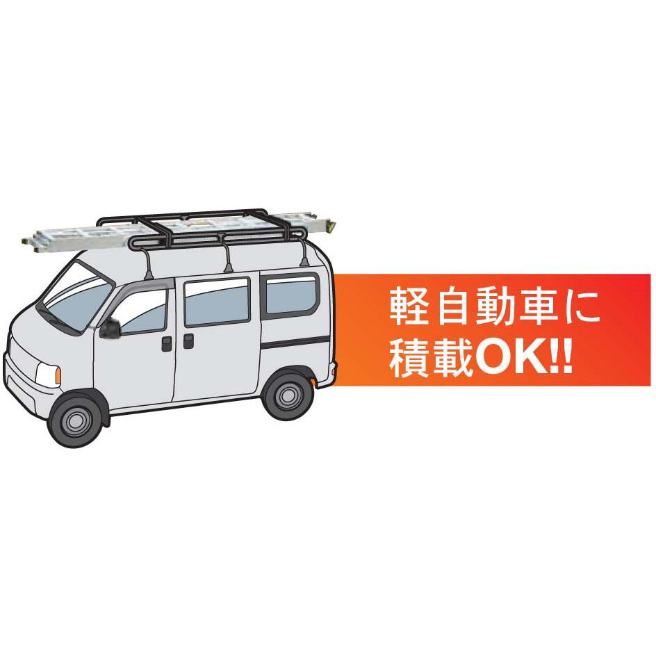 山水梯子 一本梯子(右側スライドタイプ) 頭部形状(2)フックタイプ 受注