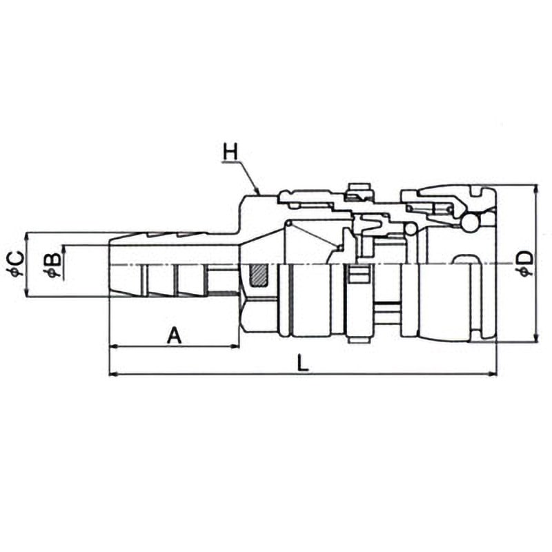 TT-2NR ジョプラESシリーズ ソケット(ホース取付用) ジョプラックス