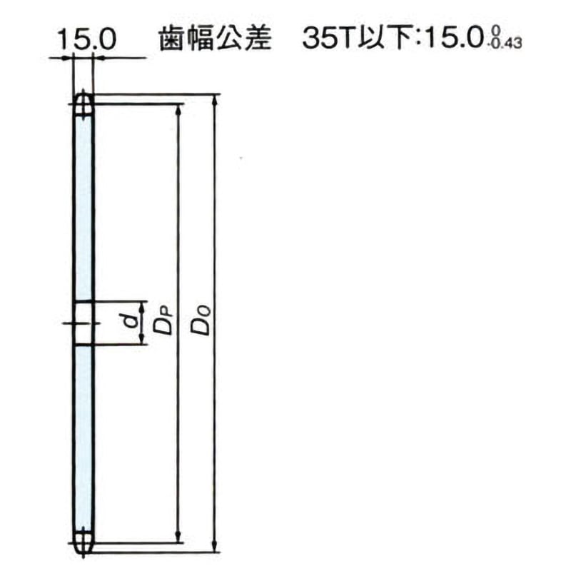 RS80-1A28T RS標準スプロケットRS80 1Aタイプ 椿本チエイン 機械構造用炭素鋼材製