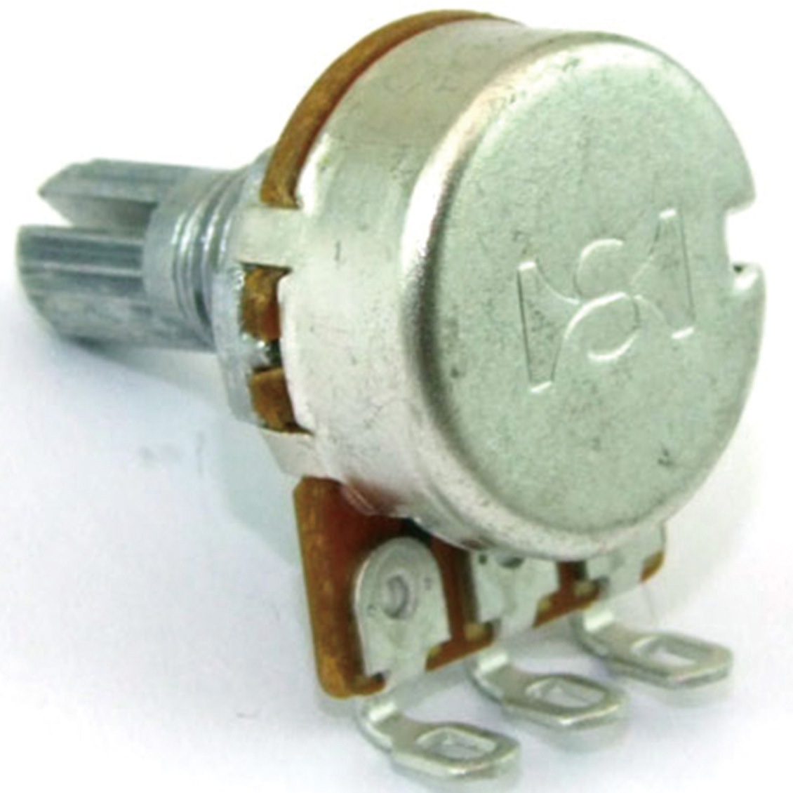 R16K4-A50K L-15KC/CI 炭素皮膜可変抵抗(ボリューム)ローレット軸