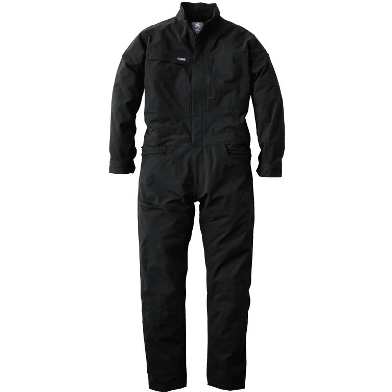 エスケープロダクト 4582696011165 エアストレッチツナギ GE−670 C／5 ブラック 4Lサイズ GE-670-05-4L エアストレッチツナギ GRACE ENGINEER'S 長袖つなぎ