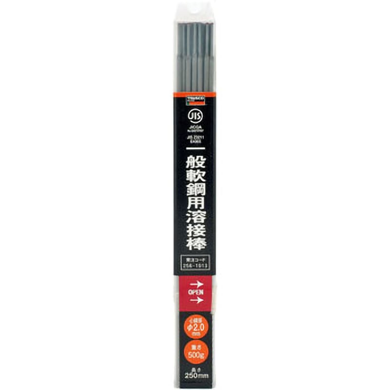 TSR2-205 一般軟鋼用溶接棒 TRUSCO 棒径2mm棒長250mm 1箱(46本) TSR2