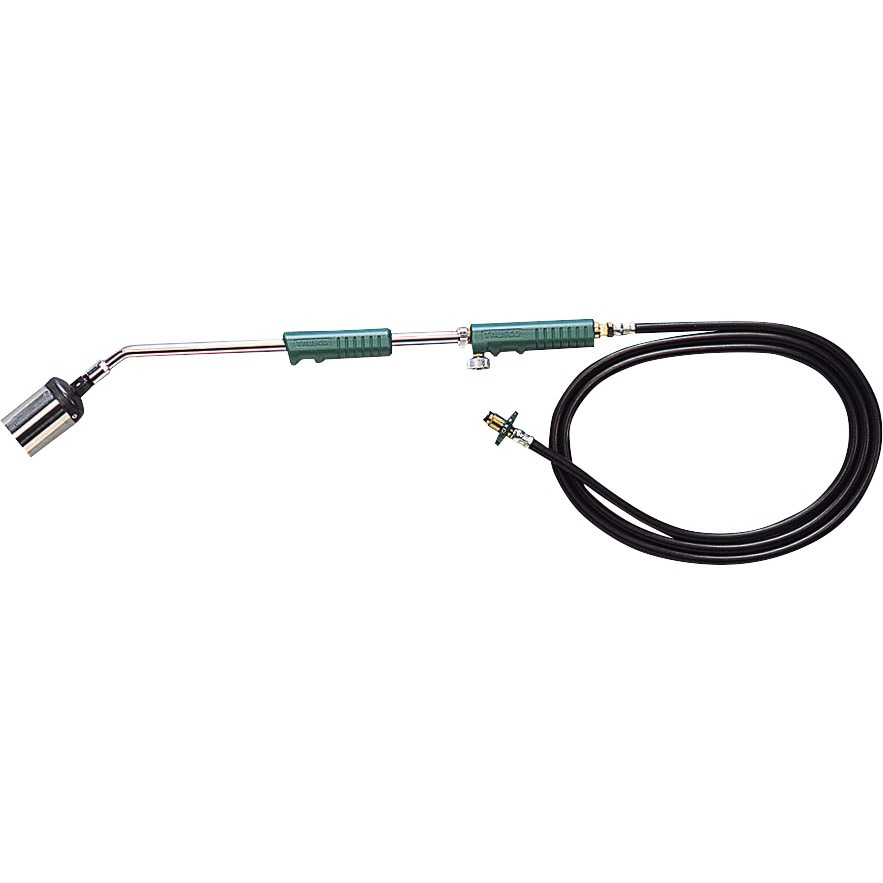 TB-L7 プロパンバーナーL型 TRUSCO ホース長さ3m火口径60mm TB-L7