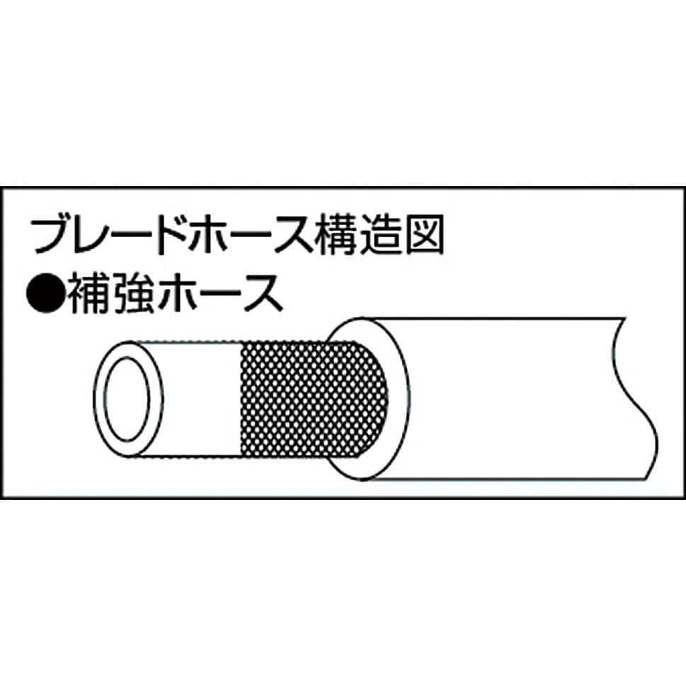 TB-2533D50 ブレードホース ドラム巻 TRUSCO 空気/水用 耐圧/柔軟性/透明性/弾性 タイヤ 内径25mm外径33mm長さ50m 1巻  TB-2533D50 - 【通販モノタロウ】