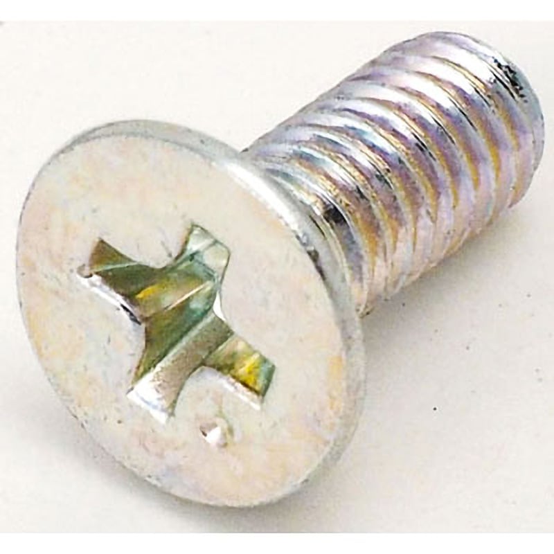 皿頭小ねじ (三価クロメート・全ねじタイプ) TRUSCO 皿小ねじ 【通販