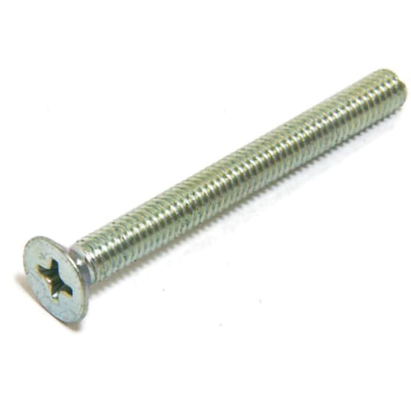 皿頭小ねじ (三価クロメート・全ねじタイプ) TRUSCO 皿小ねじ 【通販