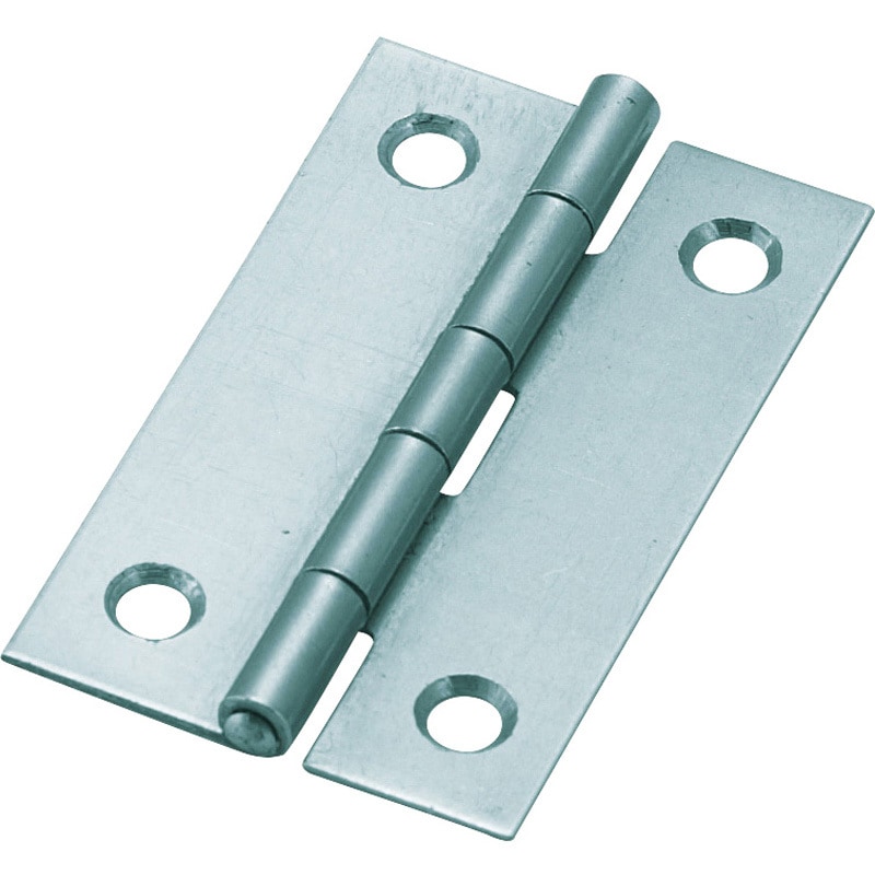 550-25N 鋼製薄口普通蝶番(生地)10個入 TRUSCO 開き角300～330度 550