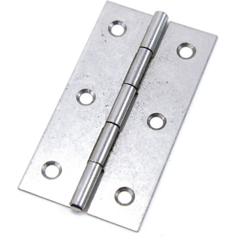 550-76N 鋼製薄口普通蝶番(生地)10個入 1袋(10個) TRUSCO 【通販