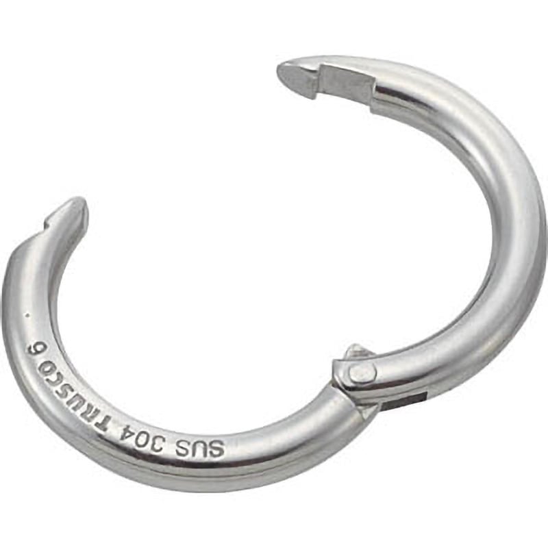 TCK-6 リングチェーンキャッチ ステンレス製 1袋(2個) TRUSCO