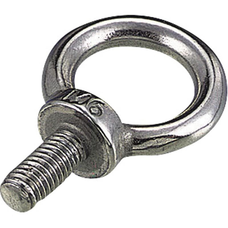 M8 ステンレス製アイボルト 100個 TIB-8M アイボルト(ステンレス製) TRUSCO 荷重0.78kN ねじ径M8×1.25mm