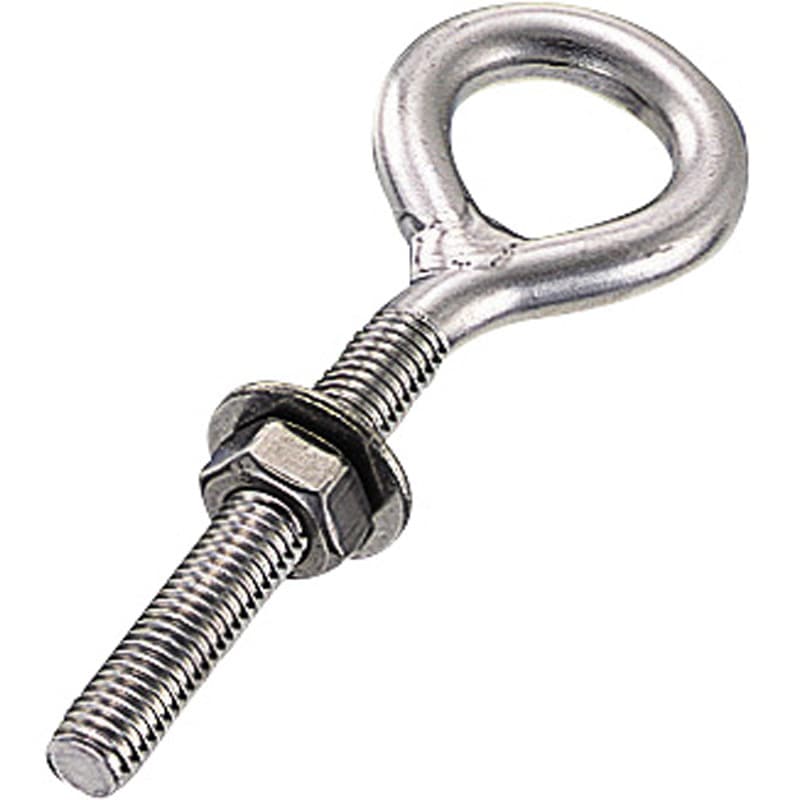 TIB-8ML ステンレス ロングアイボルト TRUSCO 荷重0.78kN ねじ径M8