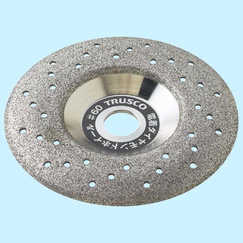 UFO-1A 電着ダイヤモンドホイール(研磨用) TRUSCO 外径102mm穴径15mm  UFO-1A