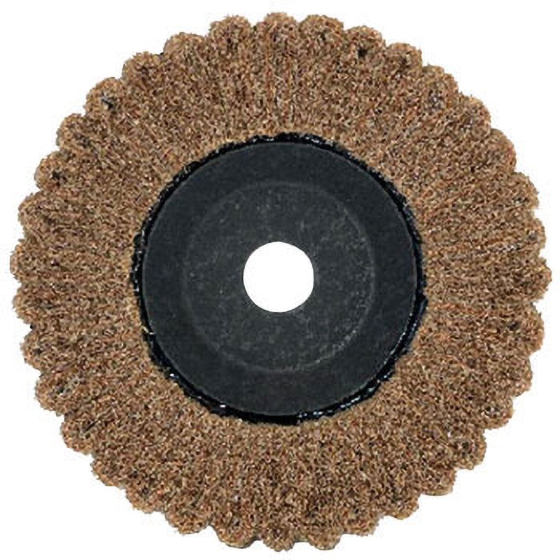 GPN125  120 ナイロンディスク TRUSCO 粒度120 (不織布枚数)35 外径125mm穴径16mm 1箱(5枚) GPN125  120