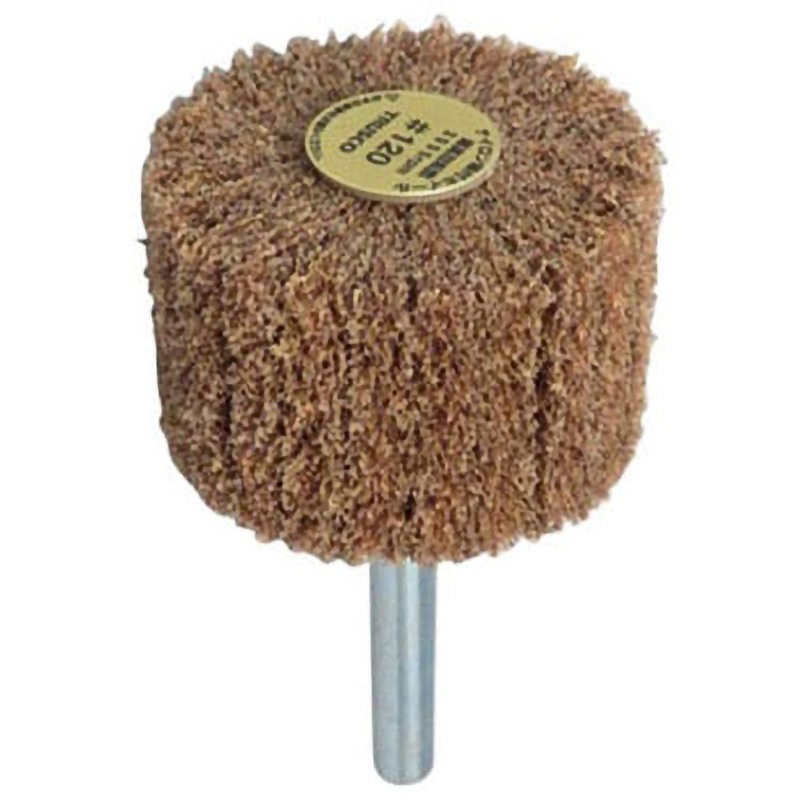 UFN425-120 ナイロン軸付ホイール(軸径Φ6mm) TRUSCO 粒度120 直径40mm幅25mm 1箱(5個) 5,198円