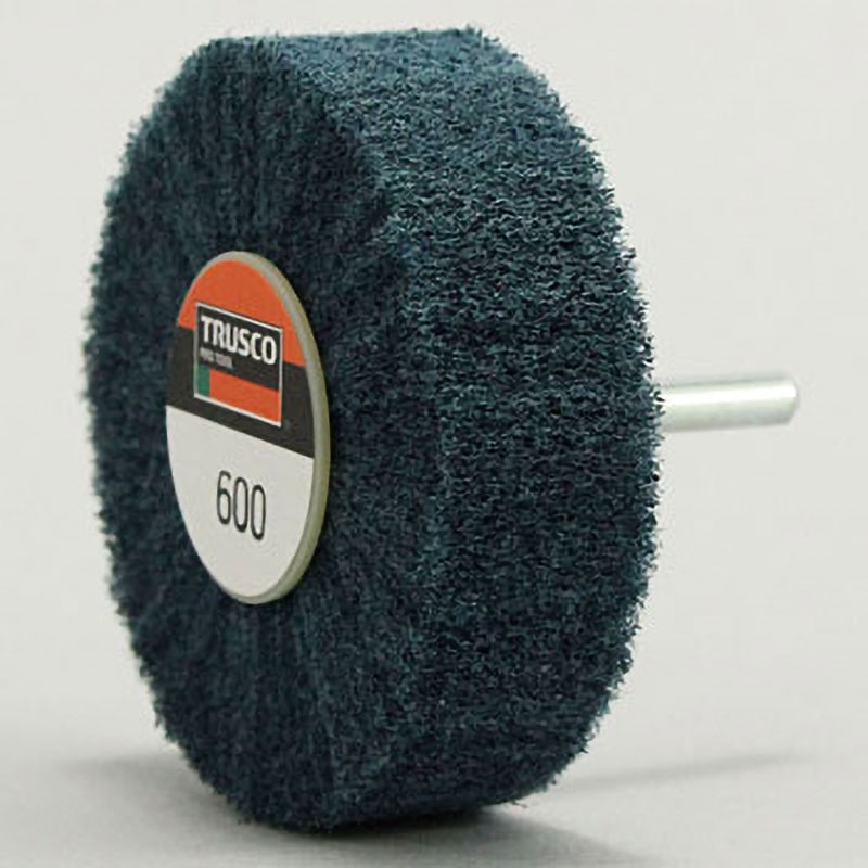 UFN-825-600 ナイロン軸付ホイール(軸径Φ6mm) TRUSCO 粒度600 直径80mm幅25mm 1箱(5個) UFN-825-600 6,598円