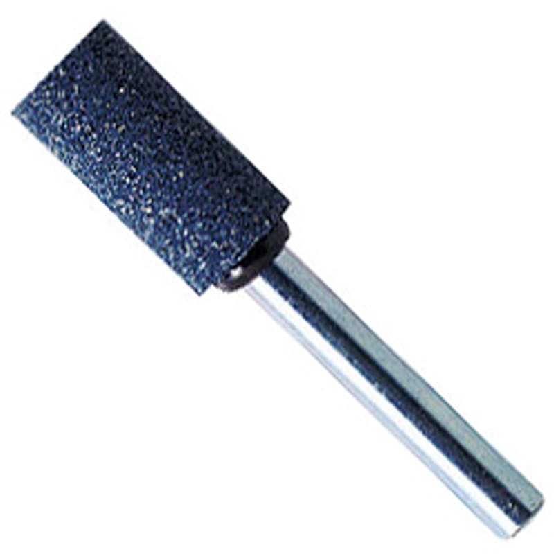 MA-721P A(ブルー)軸付砥石(軸径6mm) TRUSCO 粒度36 円筒 質量290g 外