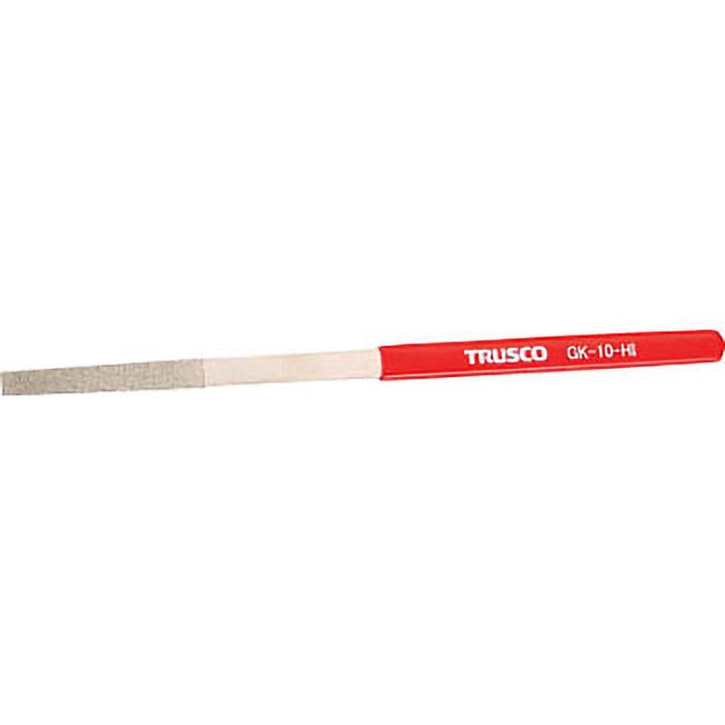 GK-10-HI 鉄工用ダイヤモンドヤスリ 平 TRUSCO 粒度140 形状:平
