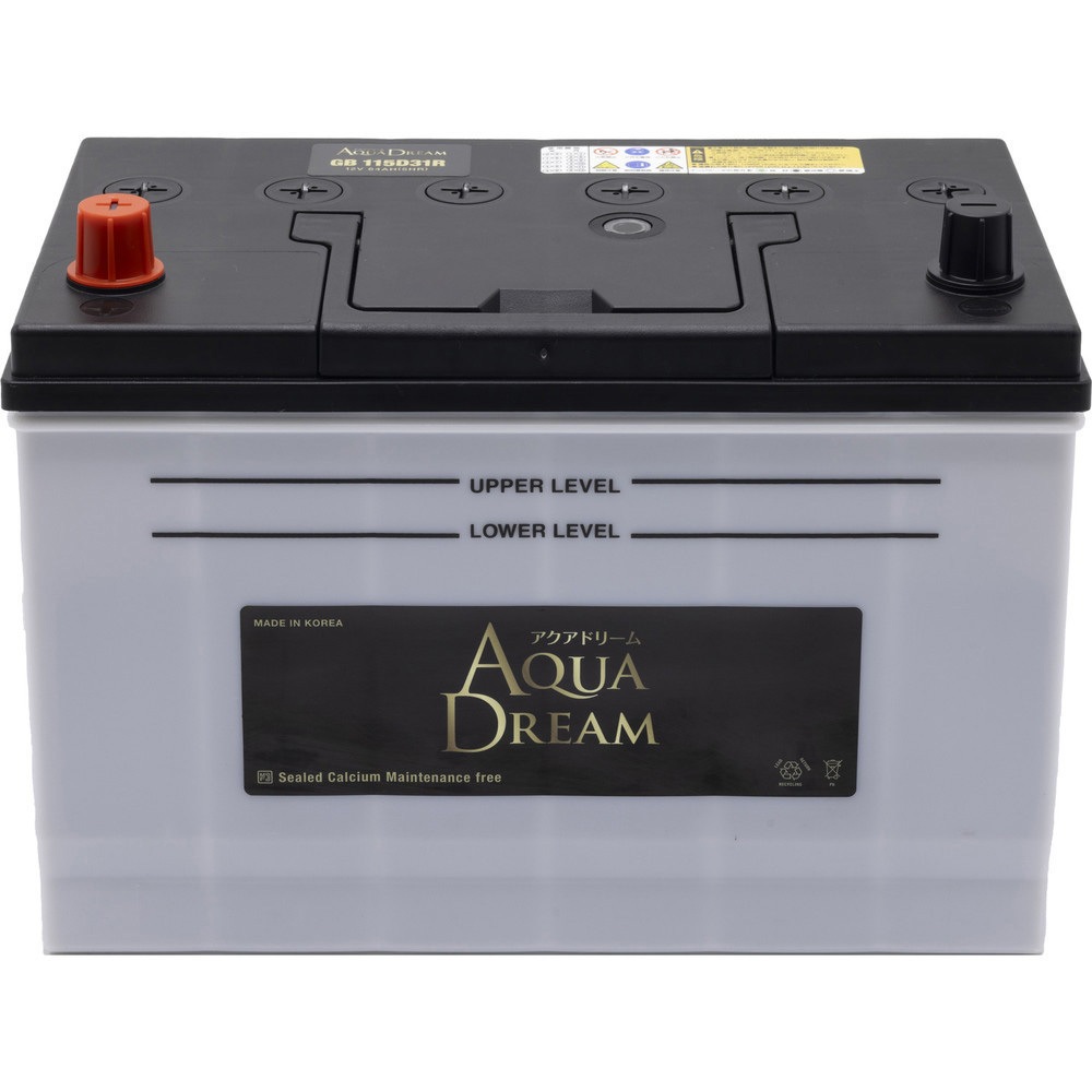 GB 115D31R 国産車 充電制御車対応バッテリー GOLD BATTERY 1個 AQUA