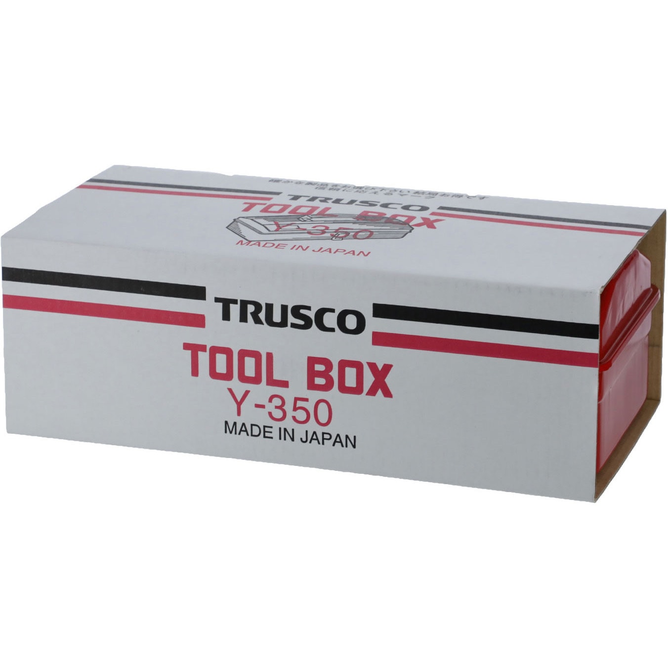 Y-350-R 山型工具箱 TRUSCO スチール レッド色 外寸(幅×奥行×高さ)373