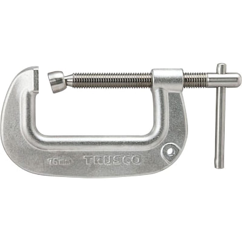 ぷりん♪ トラスコ TRUSCO ステンレスB型シャコ万力 75mm (1丁) 品番：TSC