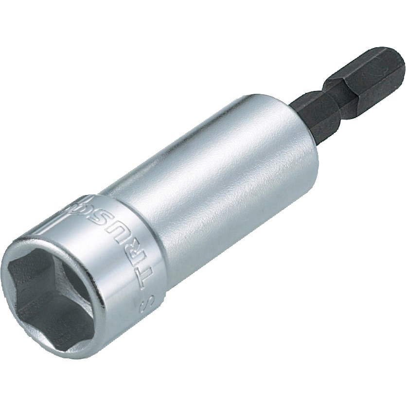 TEF-12S 電動ドライバー用ソケットビット(S) TRUSCO 対辺寸法12mm TEF