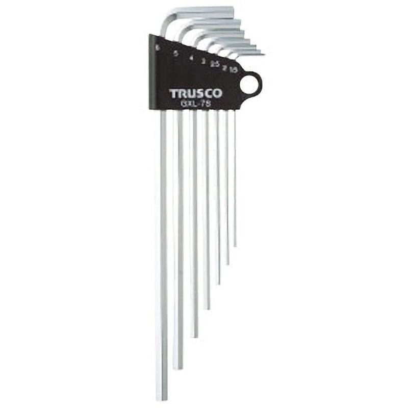 GXL-7S ロング六角棒レンチセット TRUSCO L型 (mm)1.5・2・2.5・3・4