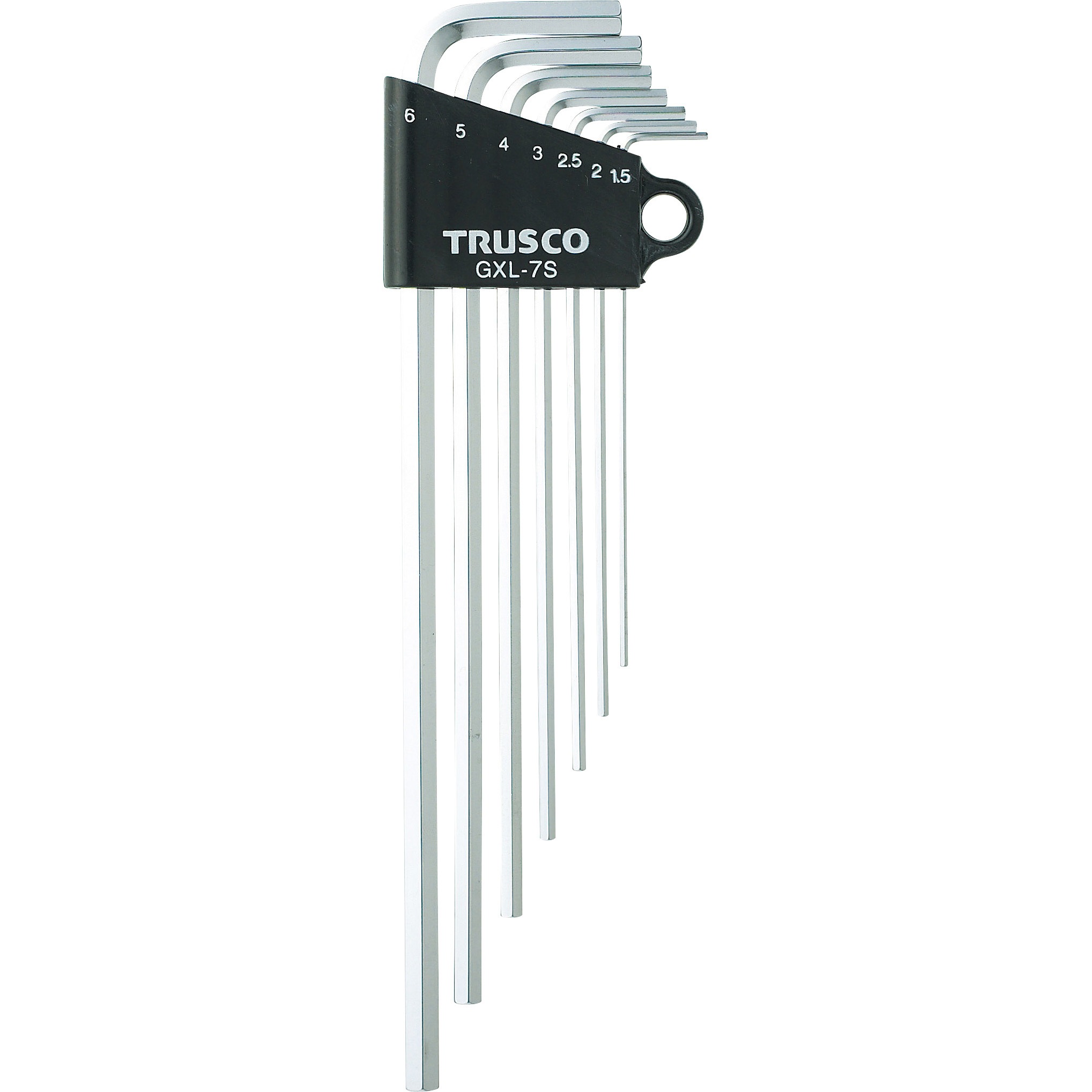 GXL-7S ロング六角棒レンチセット TRUSCO L型 (mm)1.5・2・2.5・3・4