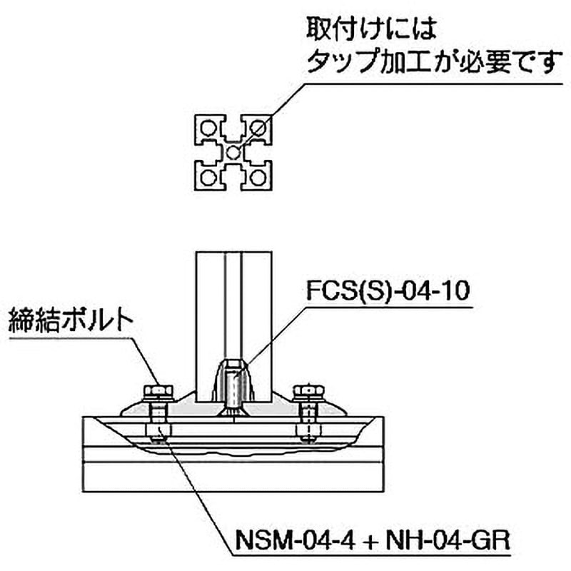 ABJF-2020-4-BNHS M4 フラットブラケット 2020 タイプ NIC