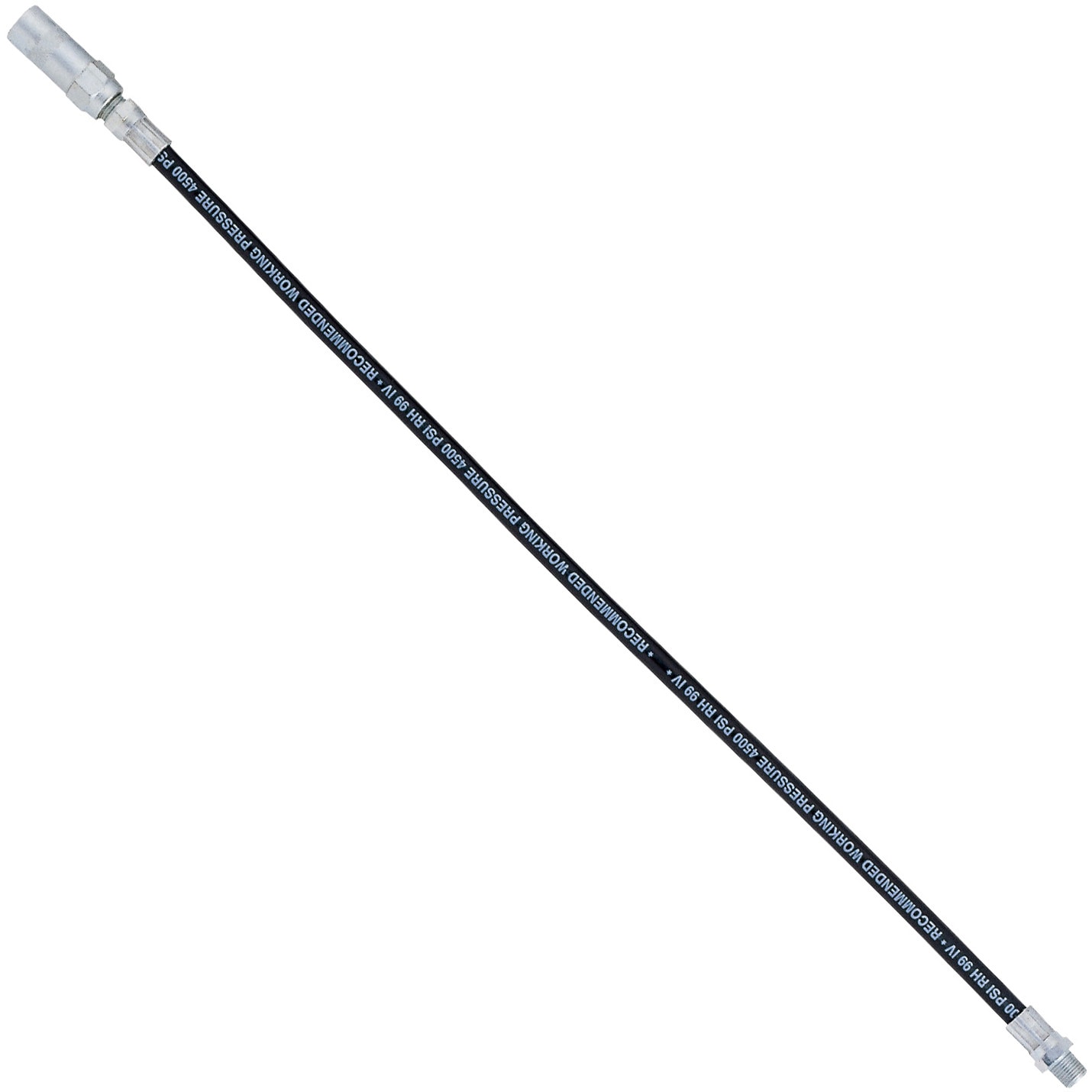 G3C-18 グリスガン用ホース TRUSCO スチールナイロン 全長466mm G3C-18