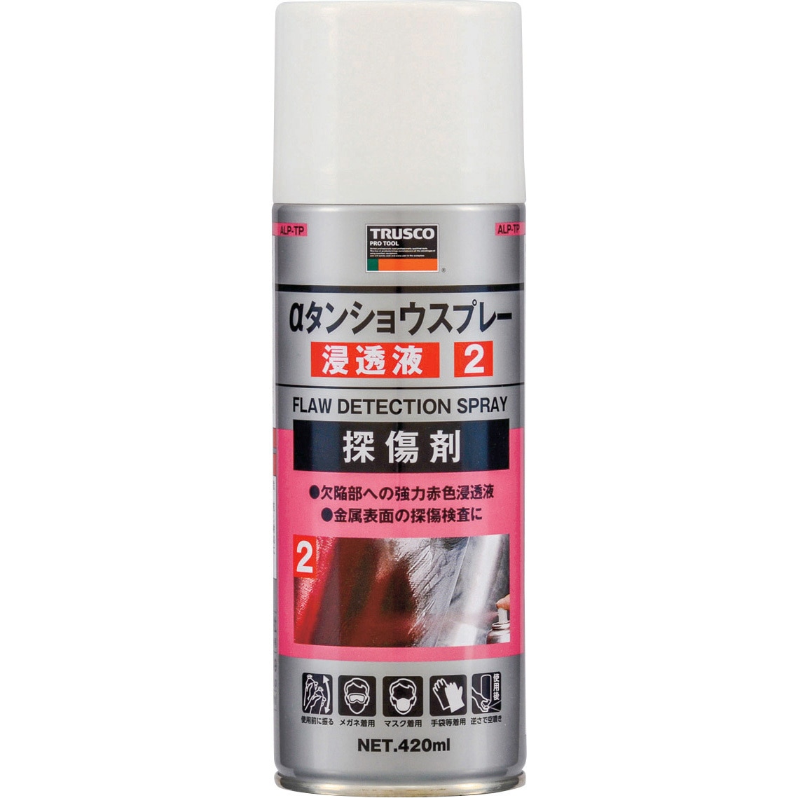 ALP-TP αタンショウスプレー(浸透) TRUSCO 赤色 容量420mL ALP-TP
