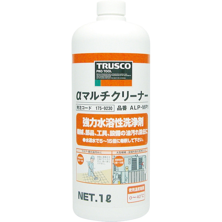 ALP-MP1 αマルチクリーナー(強力洗浄剤) 1本(1L) TRUSCO 【通販