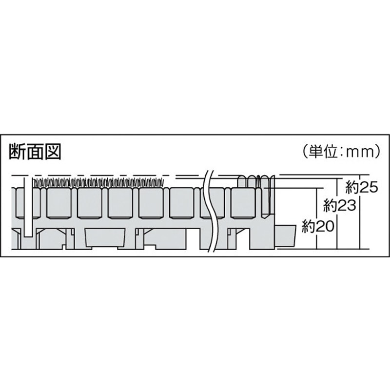 【在庫処分】トラスコ中山(TRUSCO) プロブラシマット グレー 1000×1 PBM-1013 プロブラシマット TRUSCO グレー色 屋外 間口1300mm奥行
