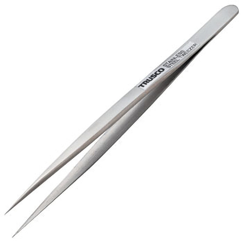 TSP-76 高精度ステンレス製ピンセット TRUSCO 材質SUS304 非磁性 長