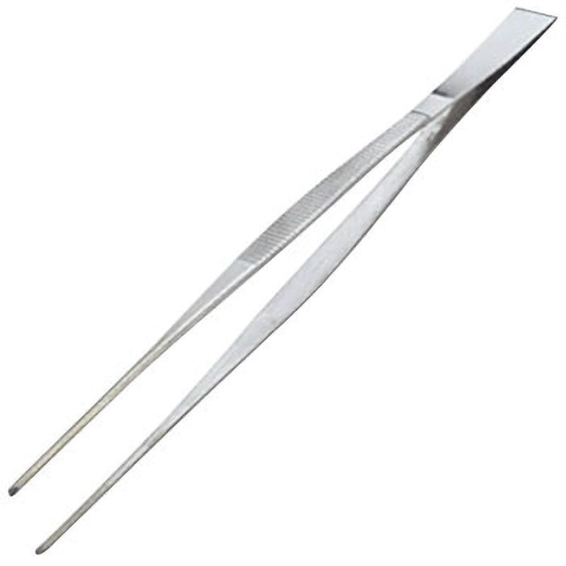TSP-39 ステンレス製ピンセット TRUSCO SUS430製 直/ギザ付 全長